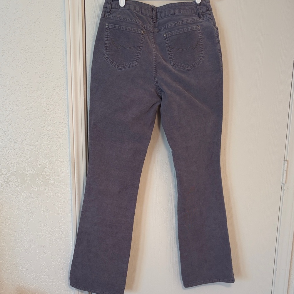 St. John's Bay Dark Gray Women’s Corduroy Boot-Cut Pants Size 10 - Picture 7 of 7
